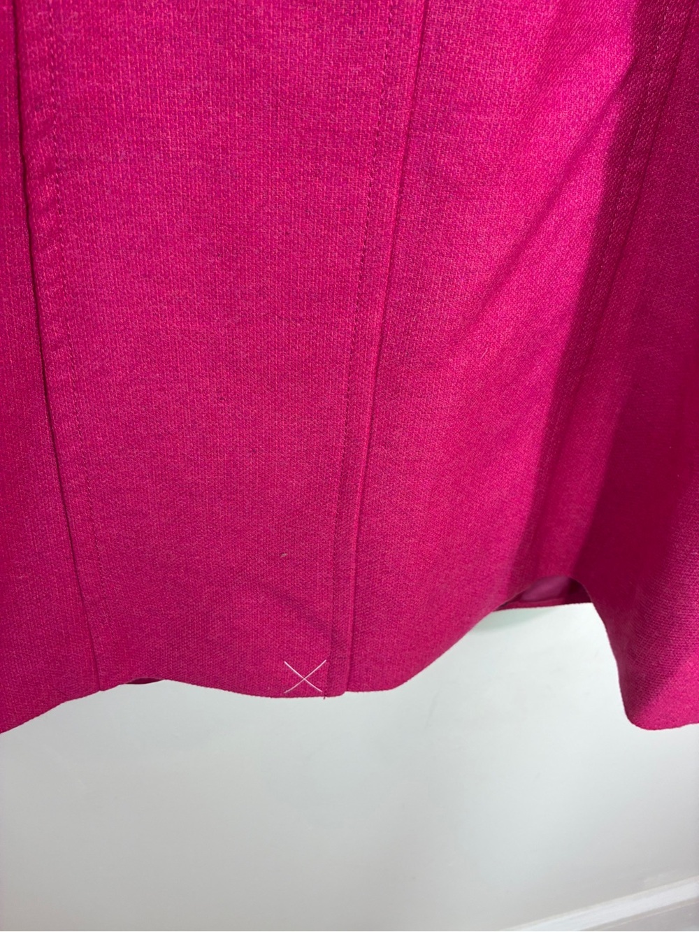 Talbots Fuschia Military Long Coat Size 4 - Picture 8 of 9